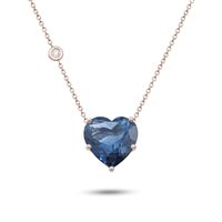 Collana Dezulian Gioielli Donna La Vie en Rose in Oro Topazio 10.54 Ct PCU14 TP LONDON - PCU14 TP LONDON